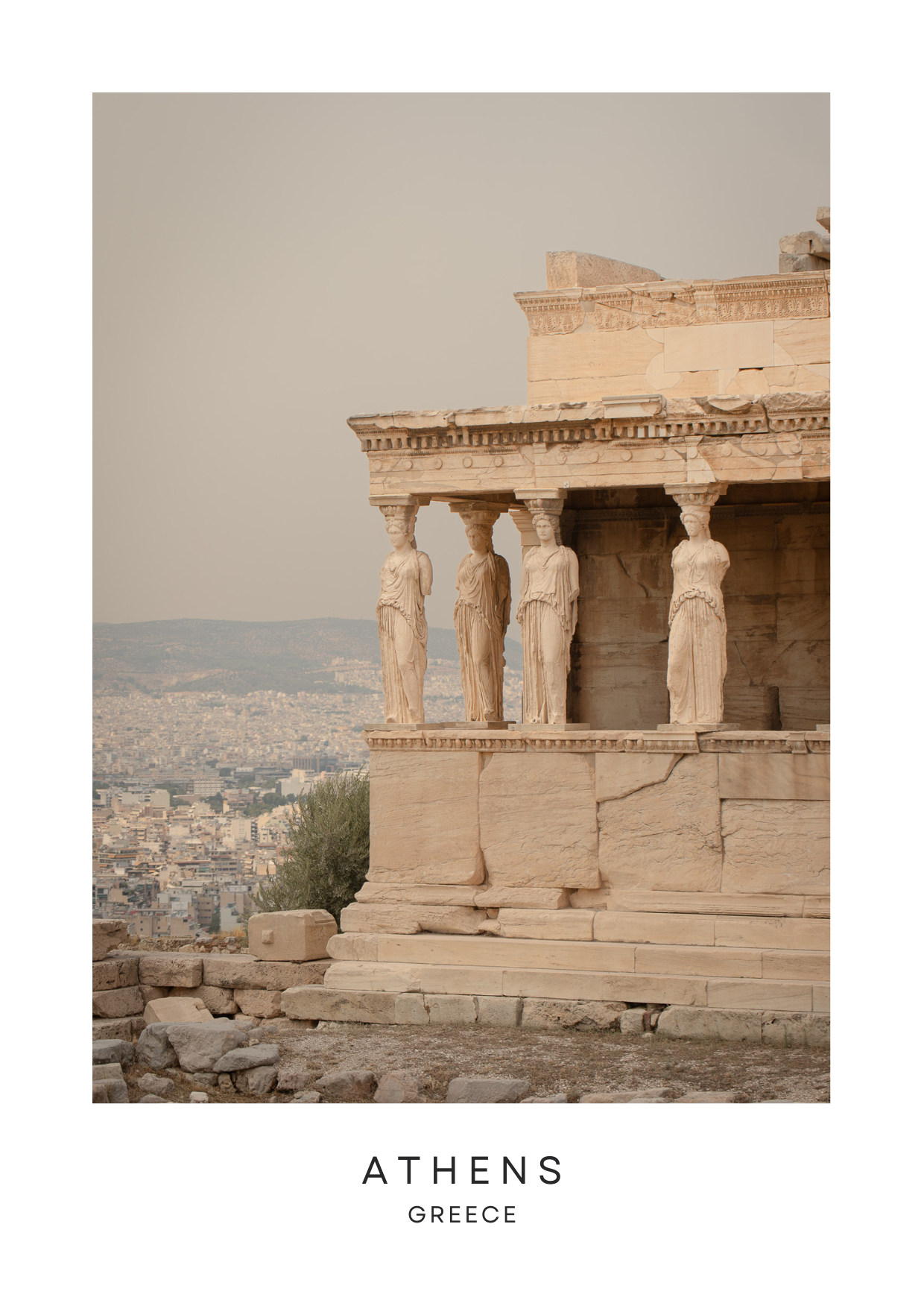 Set of 5 Athens Postcards