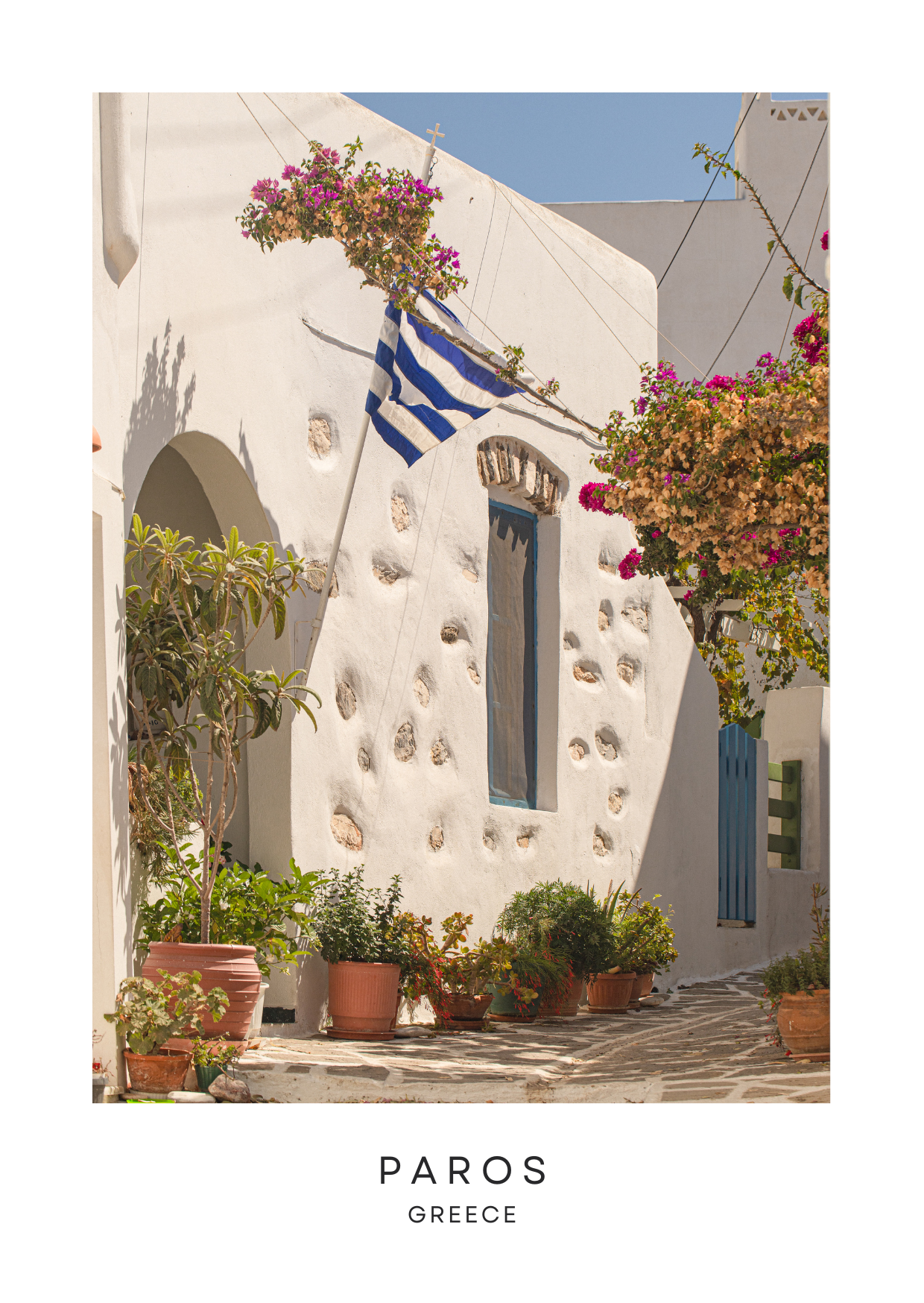 Set of 5 Paros Postcards