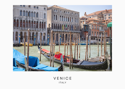 Set of 5 Venice Postcards